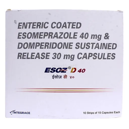 esoz d 40mg capsule 10's